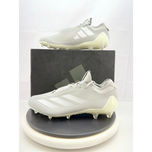 Adidas Adizero Electric.1 Mens Size 11.5 Football Cleats Gray Grey White IF2427 - Picture 1 of 11